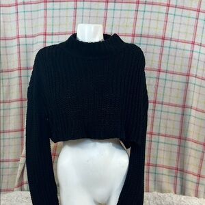 Elegant Black Turtleneck Sweater for Women